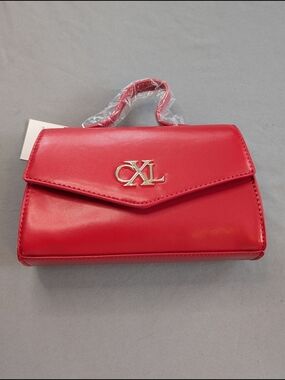 CXL Christian LaCroix Red Crossbody Handle Strap NWT